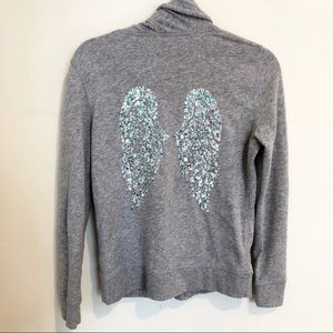 Victoria Secret Angel Wing Gray Hoodie